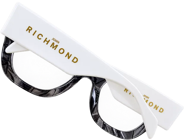 Occhiali da sole John Richmond con astine bianche
