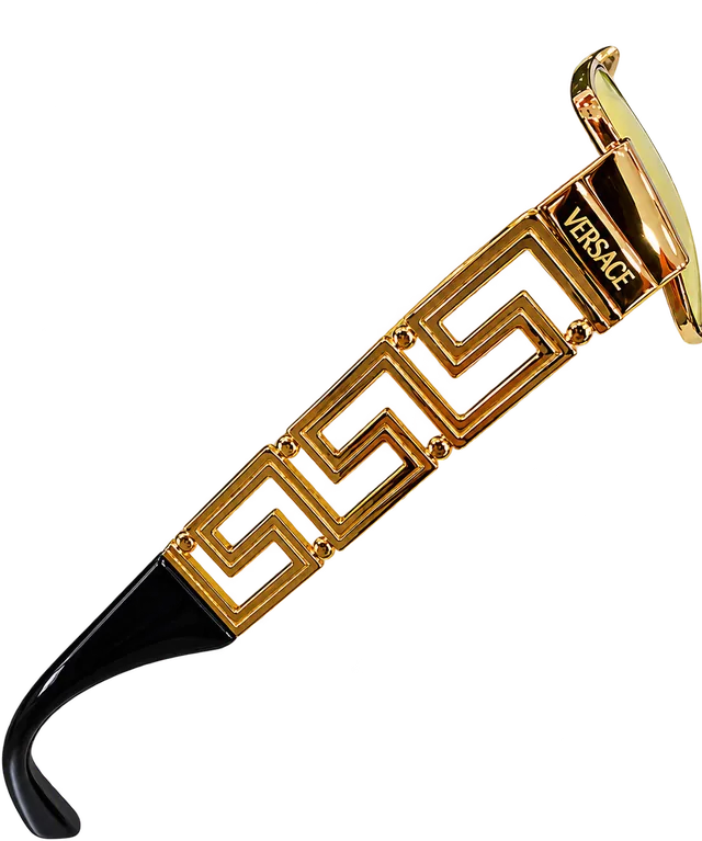 Astina Versace nera con la greca dorata